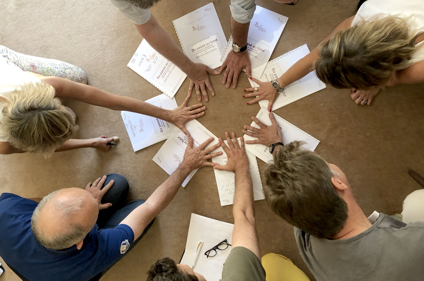 participants d'un stage de coaching de transition de Cap Transition